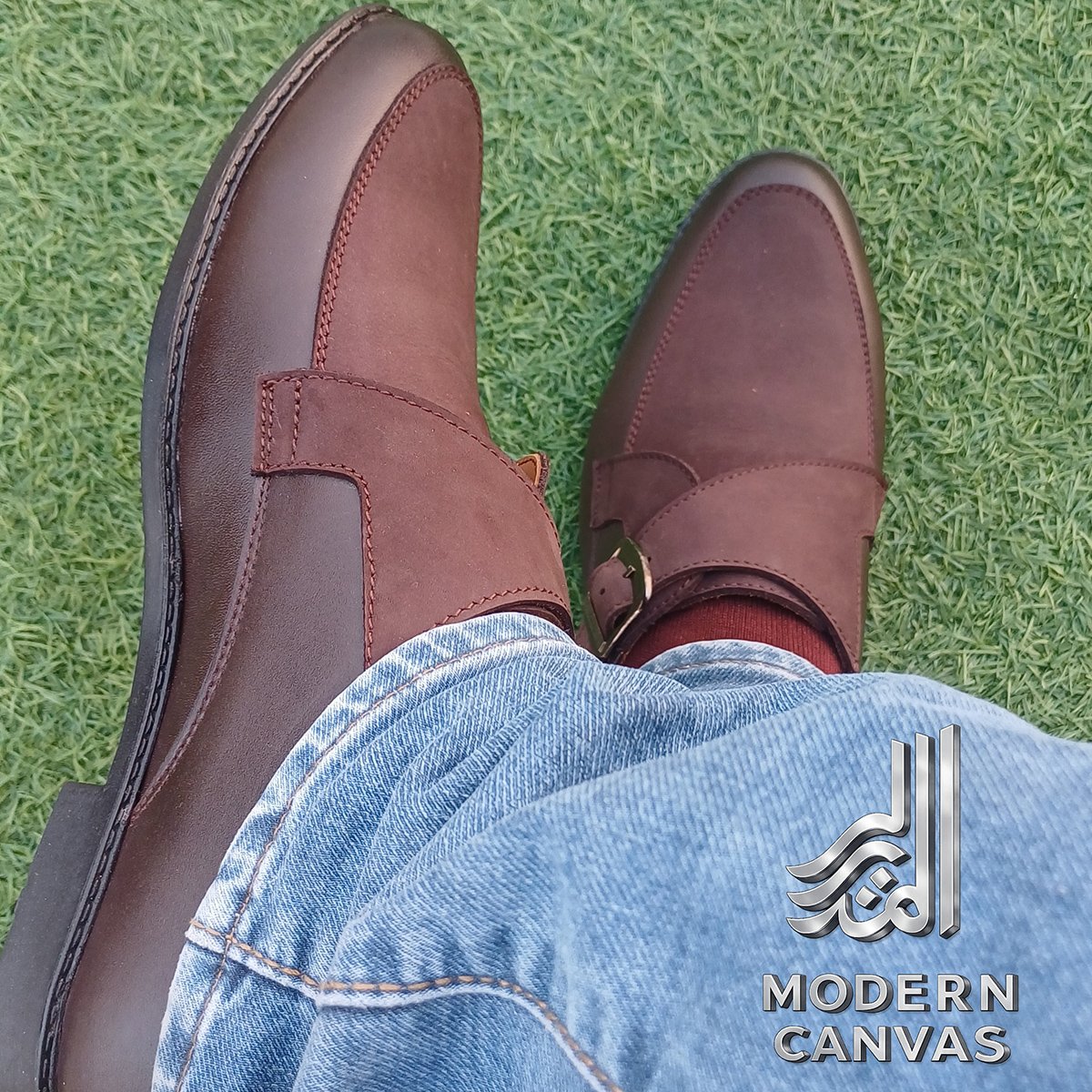 Mens Genuine Leather Premium Tassel Chocolate - Image 2