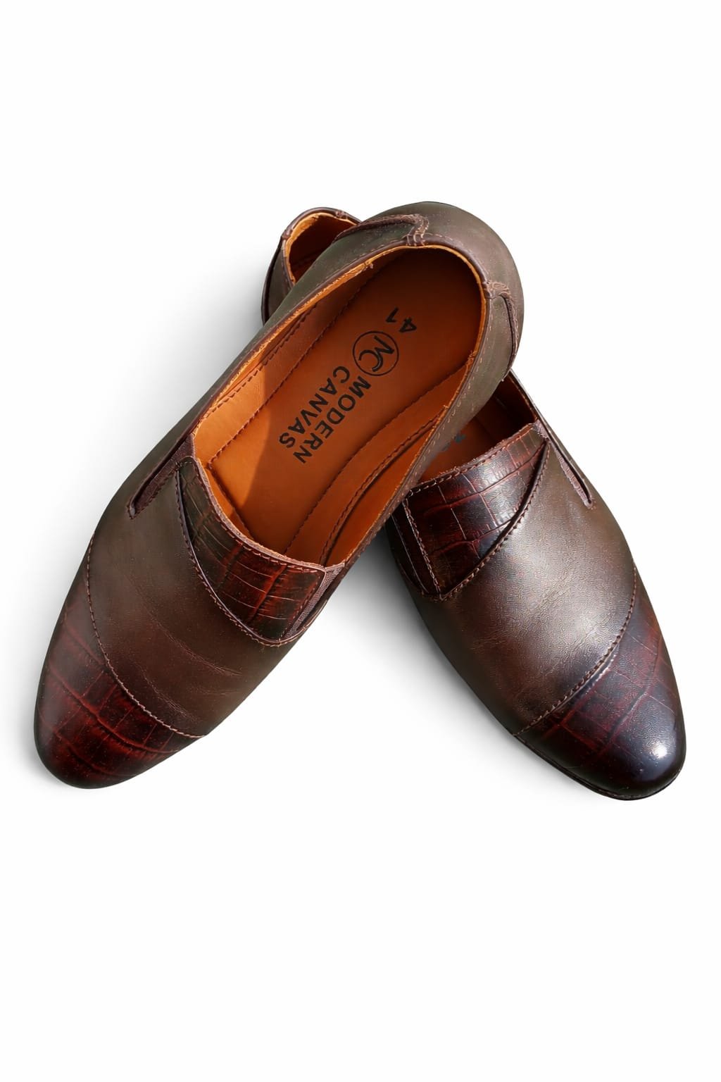 Mens Genuine Leather Tassel Chocolate - Image 6