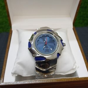 Alternative view of Maserati Premium Watch Deep Blue And Silver Color Combination.